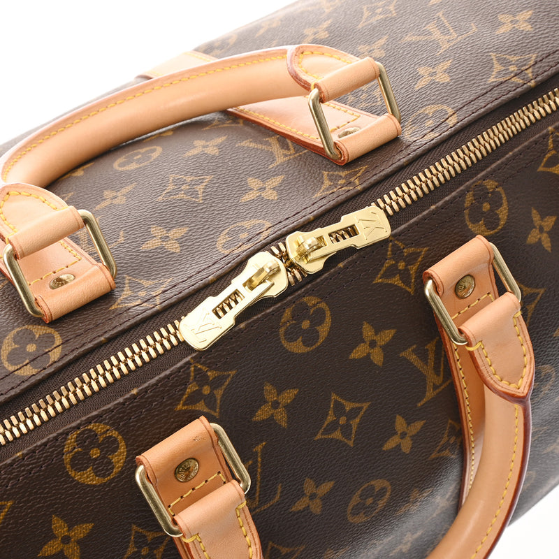 LOUIS VUITTON ルイヴィトン モノグラム キーポル 45 ブラウン M41428 ユニセックス モノグラムキャンバス ボストンバッグ ABランク 中古 銀蔵