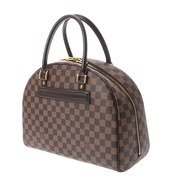 LOUIS VUITTON ルイヴィトン ダミエ ノリータ ブラウン N41455 ユニセックス ダミエキャンバス ハンドバッグ ABランク 中古 銀蔵