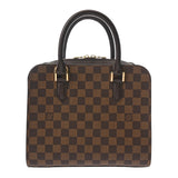 LOUIS VUITTON ルイヴィトン ダミエ トリアナ ブラウン N51155 レディース ダミエキャンバス ハンドバッグ Aランク 中古 銀蔵