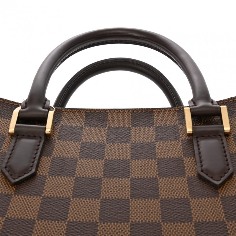 LOUIS VUITTON ルイヴィトン ダミエ トリアナ ブラウン N51155 レディース ダミエキャンバス ハンドバッグ Aランク 中古 銀蔵