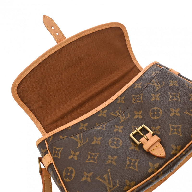 LOUIS VUITTON ルイヴィトン モノグラム ソローニュ ブラウン M42250 レディース モノグラムキャンバス ショルダーバッグ Bランク 中古 銀蔵