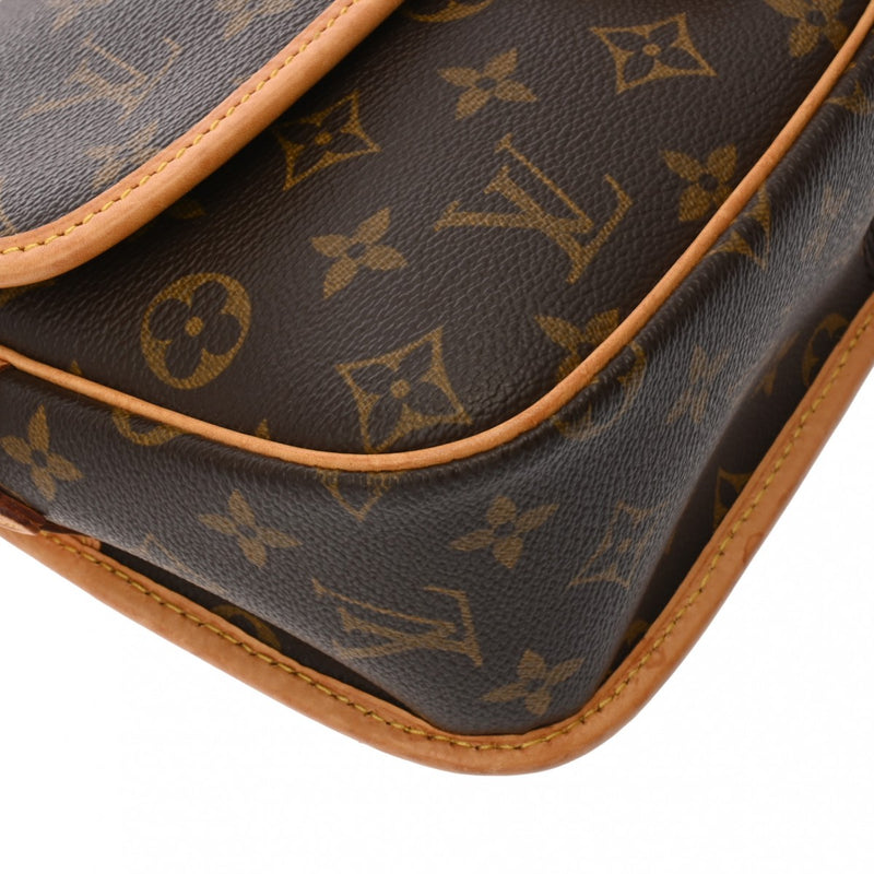 LOUIS VUITTON ルイヴィトン モノグラム ソローニュ ブラウン M42250 レディース モノグラムキャンバス ショルダーバッグ Bランク 中古 銀蔵