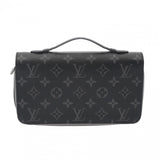 LOUIS VUITTON ルイヴィトン モノグラムエクリプス ジッピー XL 黒/グレー M61698 メンズ モノグラムキャンバス 長財布 ABランク 中古 銀蔵