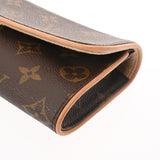 LOUIS VUITTON ルイヴィトン モノグラム ポシェットツインPM ブラウン M51854 レディース モノグラムキャンバス ショルダーバッグ ABランク 中古 銀蔵