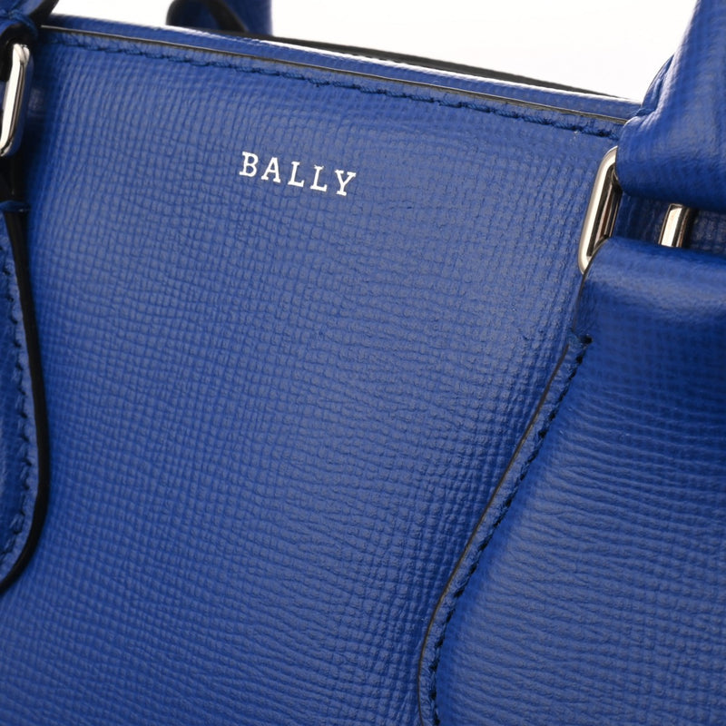 BALLY バリー 2WAY ブルー レディース レザー ボストンバッグ Aランク 中古 銀蔵