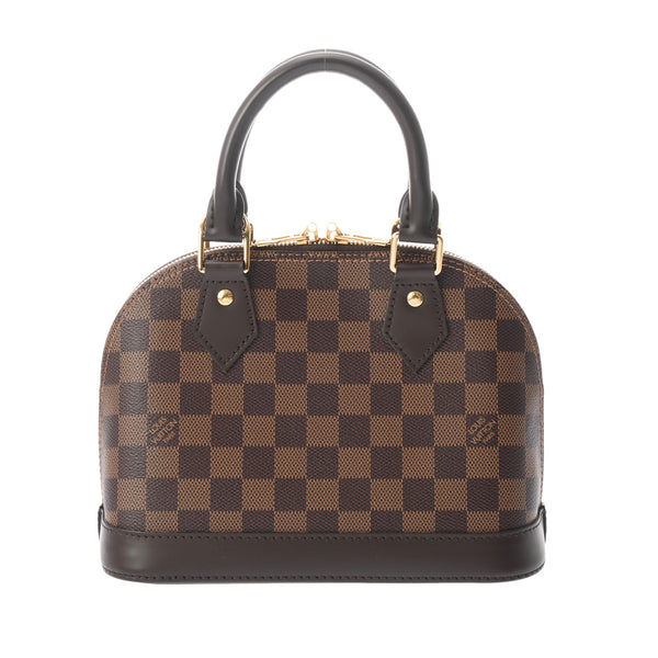 LOUIS VUITTON ルイヴィトン ダミエ アルマ BB 2WAY ブラウン N41221 レディース ダミエキャンバス ハンドバッグ Aランク 中古 銀蔵