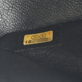 CHANEL シャネル マトラッセ チェーンショルダー Wフラップ 25cm 内側ブラック ブラック A01112 レディース キャビアスキン ショルダーバッグ ABランク 中古 銀蔵