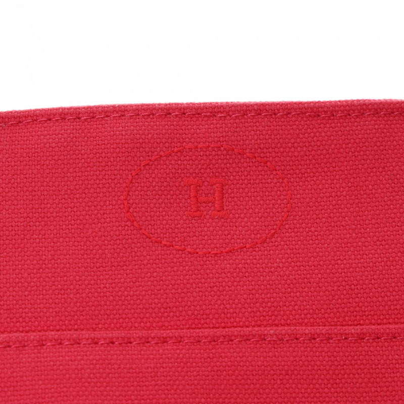 HERMES エルメス ボリードポーチ ミニ ピンク レディース キャンバス ポーチ Aランク 中古 銀蔵