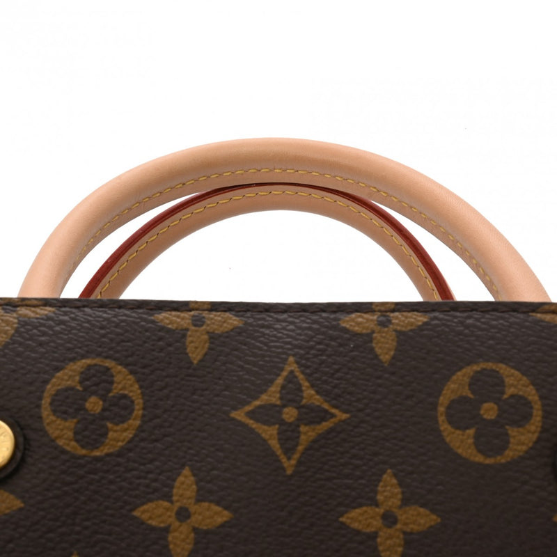 LOUIS VUITTON ルイヴィトン モノグラム モンテーニュ BB 2WAY ブラウン M41055 レディース モノグラムキャンバス ハンドバッグ Aランク 中古 銀蔵