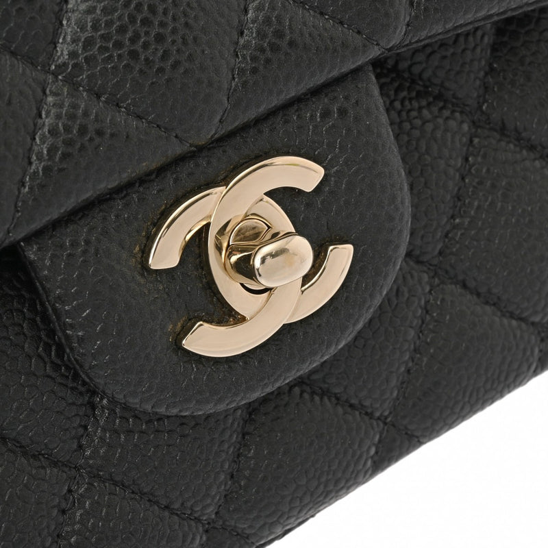 CHANEL シャネル マトラッセ チェーンショルダー Wフラップ 25cm グレー A01112 レディース キャビアスキン ショルダーバッグ Aランク 中古 銀蔵