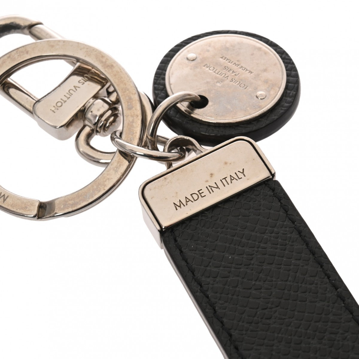 ルイヴィトンネオLVクラブ ブラック/ブルー メンズ レザー