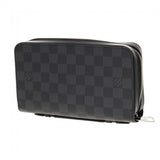 LOUIS VUITTON ルイヴィトン ダミエグラフィット ジッピー XL トラベルケース 黒/グレー N41503 メンズ ダミエグラフィットキャンバス 長財布 Aランク 中古 銀蔵