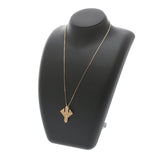 no brand ノーブランド ダイヤ 0.59ct サボテン風モチーフ レディース K18イエローゴールド YG ネックレス Aランク 中古 銀蔵