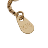 no brand ノーブランド ダイヤ 0.59ct サボテン風モチーフ レディース K18イエローゴールド YG ネックレス Aランク 中古 銀蔵