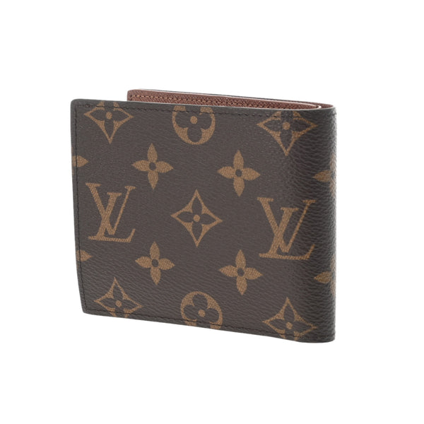 LOUIS VUITTON ルイヴィトン モノグラム ポルトフォイユ マルコ ブラウン M62288 ユニセックス モノグラムキャンバス 二つ折り財布 ABランク 中古 銀蔵