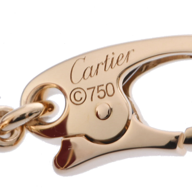 CARTIER カルティエ ジュエリーボックス チャームネックレス レディース K18イエローゴールド エナメル ネックレス Aランク 中古 銀蔵