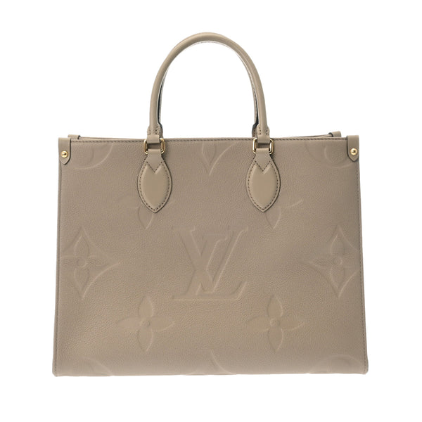 LOUIS VUITTON ルイヴィトン モノグラムアンプラント オンザゴー MM 2WAY トゥルトレール M45607 レディース レザー ハンドバッグ 新同 中古 銀蔵