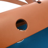 HERMES エルメス エールバッグ ジップ PM 2WAY ブルーザンジバル/ルビー/フォーブ B刻印(2023年頃) レディース トワルオフィシエ ハンドバッグ Aランク 中古 銀蔵