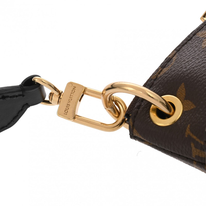 LOUIS VUITTON ルイヴィトン モノグラム オデオン NM PM ブラウン/ノワール M45353 レディース モノグラムキャンバス ショルダーバッグ Aランク 中古 銀蔵