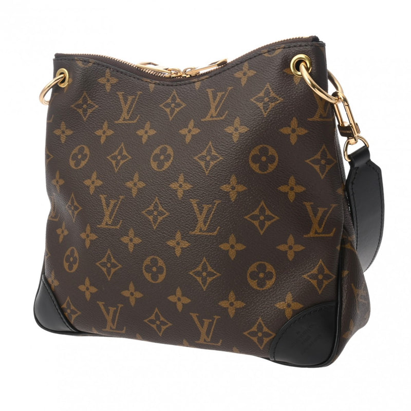 LOUIS VUITTON ルイヴィトン モノグラム オデオン NM PM ブラウン/ノワール M45353 レディース モノグラムキャンバス ショルダーバッグ Aランク 中古 銀蔵