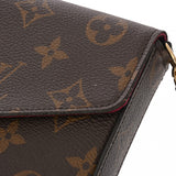 LOUIS VUITTON ルイヴィトン モノグラム ポシェットフェリシー ブラウン M81896 レディース レザー ショルダーバッグ Aランク 中古 銀蔵