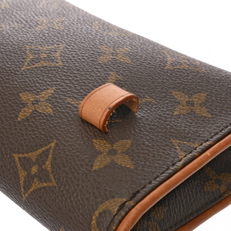 LOUIS VUITTON ルイヴィトン モノグラム ポシェットフロランティーヌ ベルトM ブラウン M51855 レディース モノグラムキャンバス ウエストバッグ Bランク 中古 銀蔵