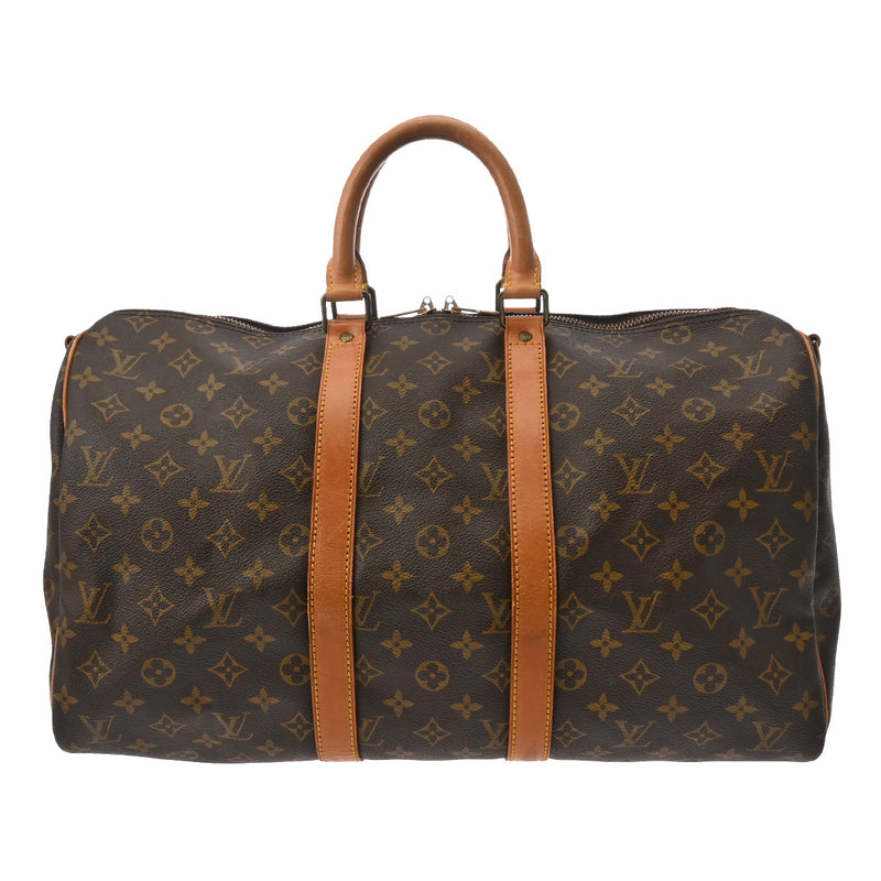 LOUIS VUITTON ルイヴィトン モノグラム キーポル バンドリエール 45 2WAY ブラウン M41418 ユニセックス モノグラムキャンバス ボストンバッグ Bランク 中古 銀蔵