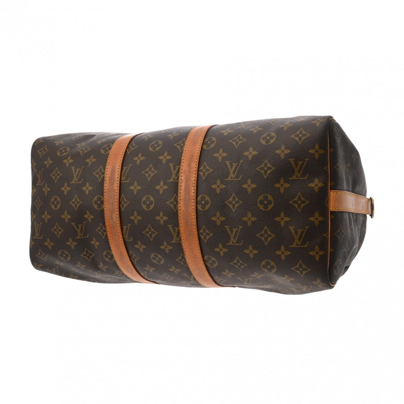 LOUIS VUITTON ルイヴィトン モノグラム キーポル バンドリエール 45 2WAY ブラウン M41418 ユニセックス モノグラムキャンバス ボストンバッグ Bランク 中古 銀蔵