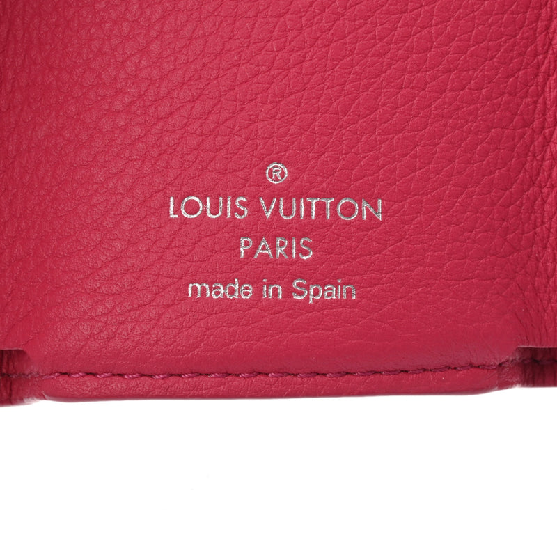 LOUIS VUITTON ルイヴィトン ポルトフォイユ ロックミニ ホットピンク M82435 レディース レザー 三つ折り財布 Aランク 中古 銀蔵