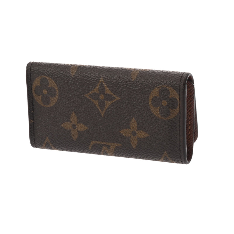 LOUIS VUITTON ルイヴィトン モノグラム ミュルティクレ4 旧型 ブラウン M69517 レディース モノグラムキャンバス キーケース ABランク 中古 銀蔵