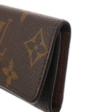 LOUIS VUITTON ルイヴィトン モノグラム ミュルティクレ4 旧型 ブラウン M69517 レディース モノグラムキャンバス キーケース ABランク 中古 銀蔵