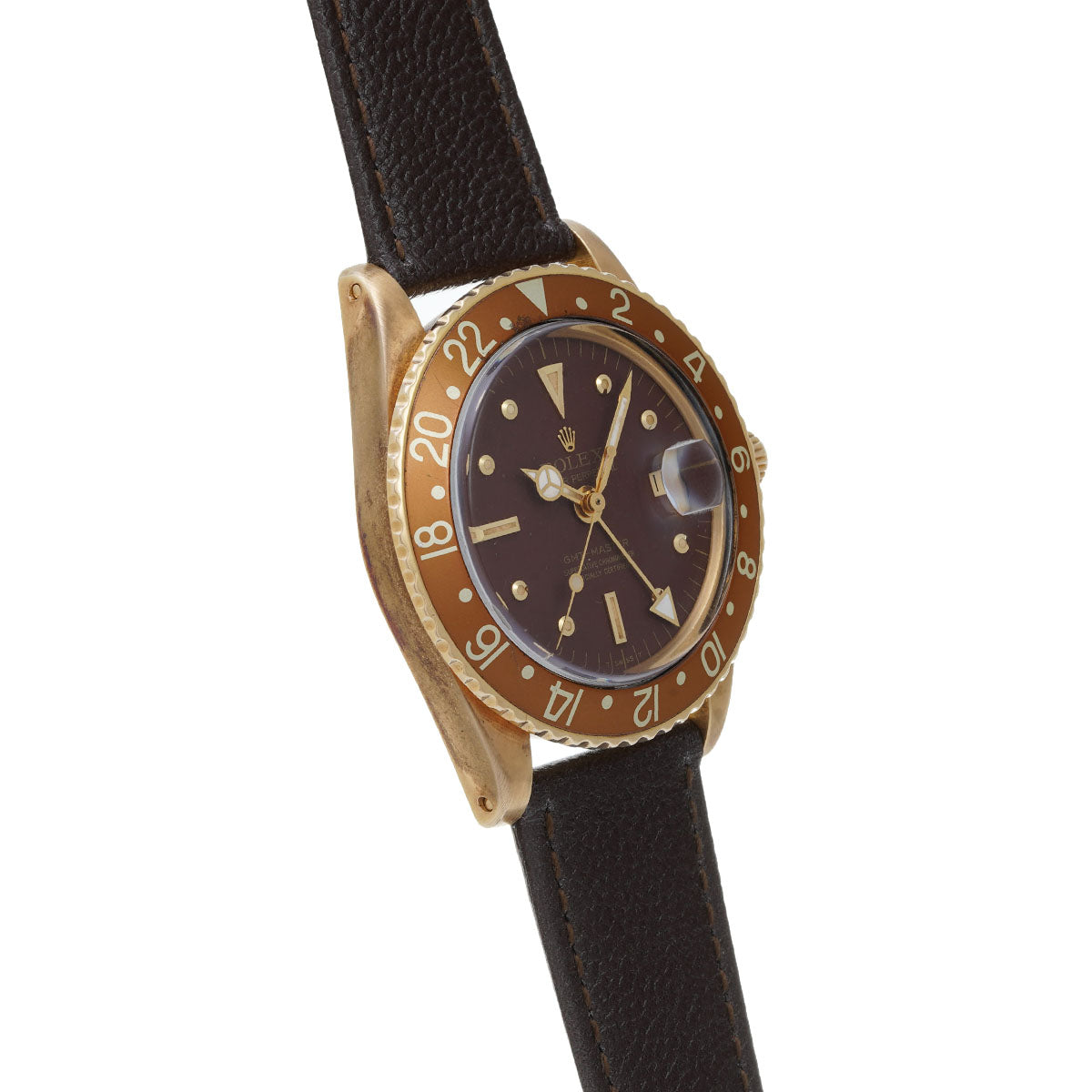 ロレックス　GMTマスター　ヴィンテージ金属製プレート ロレックス GMTマスター メンズ 腕時計 1675/8 ROLEX 中古