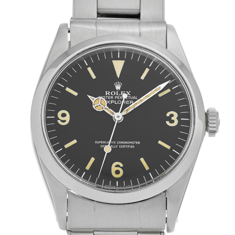 ロレックス エクスプローラー1 1016 22番台(1970年頃製造) ブラック メンズ 腕時計 自動巻き 中古 銀蔵
