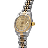 ロレックス デイトジャスト 10Pダイヤ 69173G S番(1993年頃製造) シャンパンゴールドコンピュータ/ダイヤモンド レディース 腕時計 自動巻き 中古 銀蔵