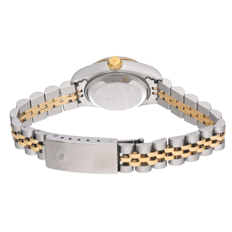 ロレックス デイトジャスト 10Pダイヤ 69173G S番(1993年頃製造) シャンパンゴールドコンピュータ/ダイヤモンド レディース 腕時計 自動巻き 中古 銀蔵