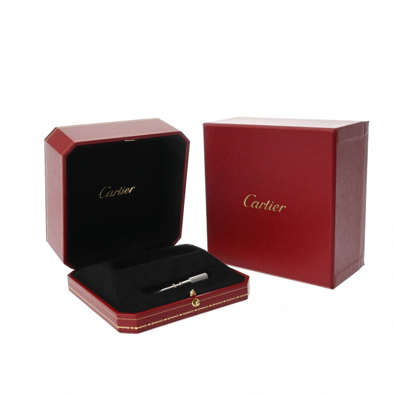 CARTIER カルティエ ラブブレスレット SM #17 パヴェダイヤ CRN6710817 レディース K18ホワイトゴールド ブレスレット Aランク 中古 銀蔵