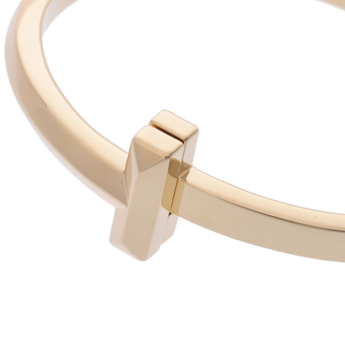 専用:Tiffany ティファニー　Tワンバングル　イエローゴール ティファニー T T ワン ナロー パヴェ ダイヤモンド ヒンジ バングル