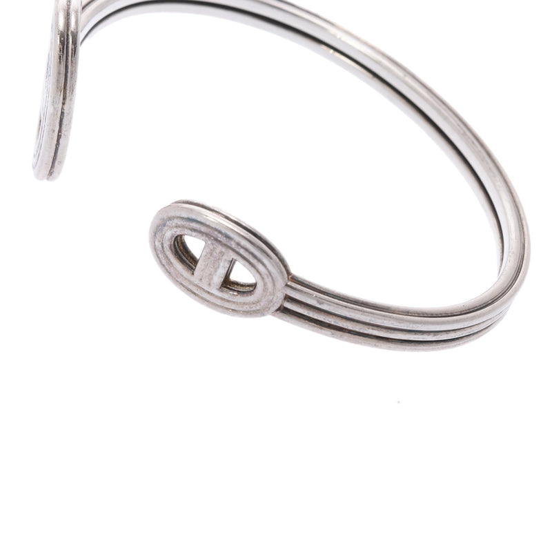HERMES エルメス シェーヌダンクル 24 ユニセックス シルバー925 バングル Aランク 中古 銀蔵