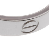 CARTIER カルティエ ミニラブリング #48 8号 レディース K18ホワイトゴールド WG リング・指輪 Aランク 中古 銀蔵