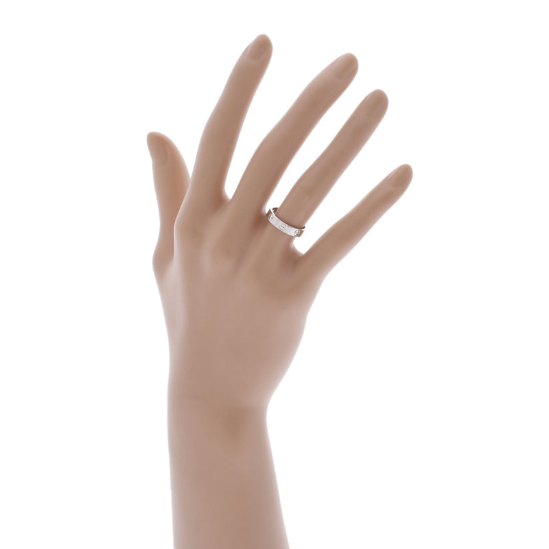 CARTIER カルティエ ミニラブリング #48 8号 レディース K18ホワイトゴールド WG リング・指輪 Aランク 中古 銀蔵