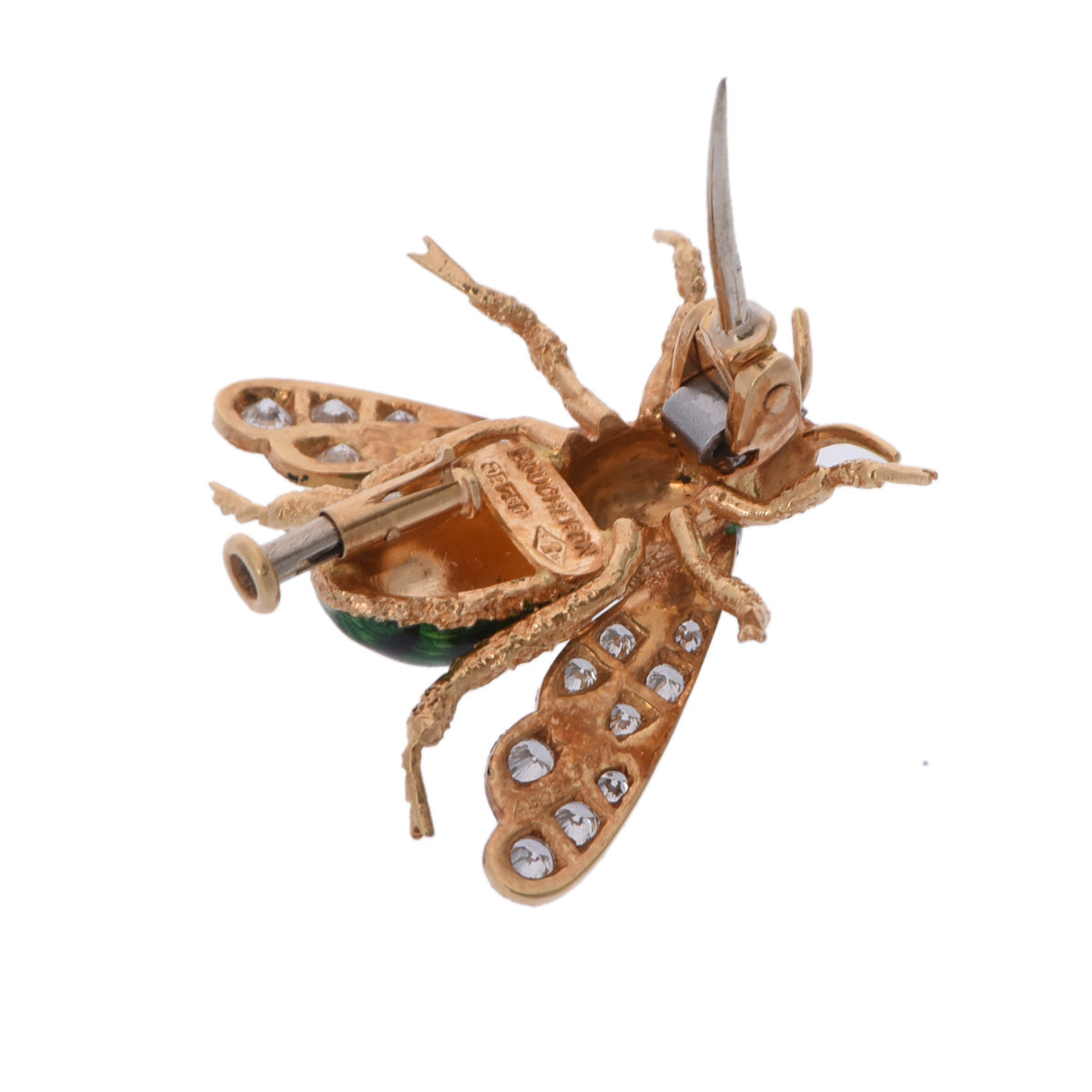 ブシュロン 蠅モチーフ ユニセックス K18イエローゴールド