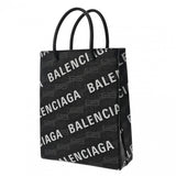 BALENCIAGA バレンシアガ ラージショッピングバッグ 2WAY ブラック レディース PVC レザー ハンドバッグ ABランク 中古 銀蔵