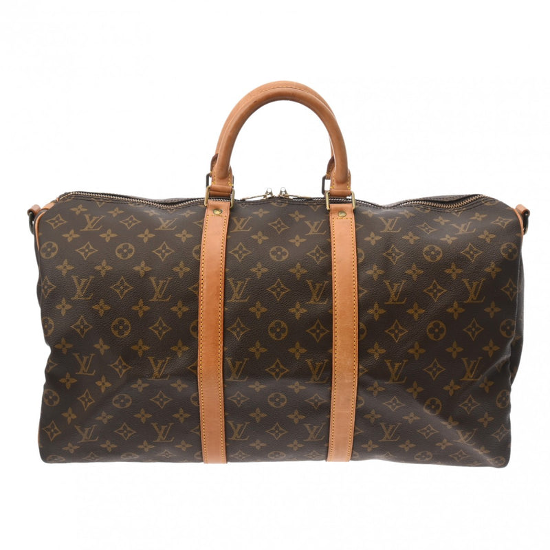 LOUIS VUITTON ルイヴィトン モノグラム キーポル バンドリエール 50 2WAY ブラウン M41416 ユニセックス モノグラムキャンバス ボストンバッグ Bランク 中古 銀蔵