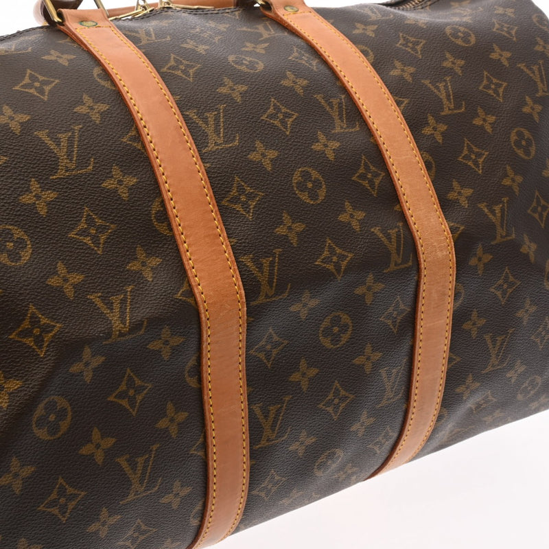 LOUIS VUITTON ルイヴィトン モノグラム キーポル バンドリエール 50 2WAY ブラウン M41416 ユニセックス モノグラムキャンバス ボストンバッグ Bランク 中古 銀蔵