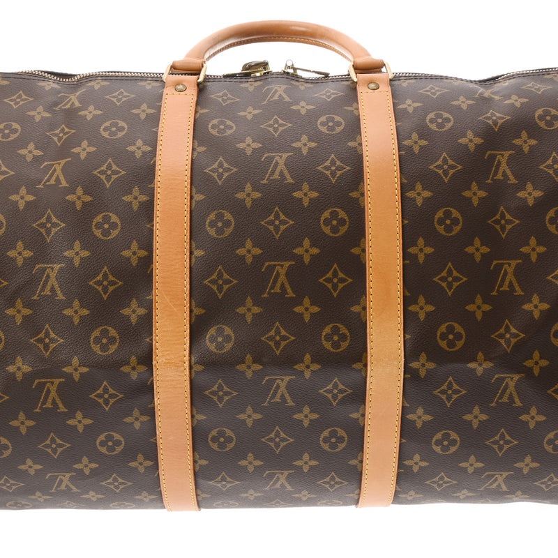 LOUIS VUITTON ルイヴィトン モノグラム キーポル 60 ブラウン M41422 ユニセックス モノグラムキャンバス ボストンバッグ Bランク 中古 銀蔵