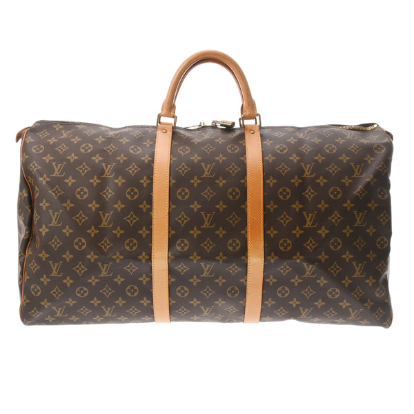 LOUIS VUITTON ルイヴィトン モノグラム キーポル 60 ブラウン M41422 ユニセックス モノグラムキャンバス ボストンバッグ Bランク 中古 銀蔵