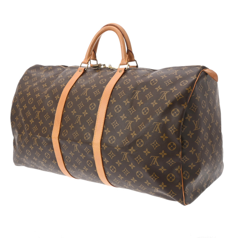 LOUIS VUITTON ルイヴィトン モノグラム キーポル 60 ブラウン M41422 ユニセックス モノグラムキャンバス ボストンバッグ Bランク 中古 銀蔵