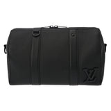 LOUIS VUITTON ルイヴィトン アエログラム シティキーポル ノワール M59255 メンズ トリヨンレザー ショルダーバッグ ABランク 中古 銀蔵