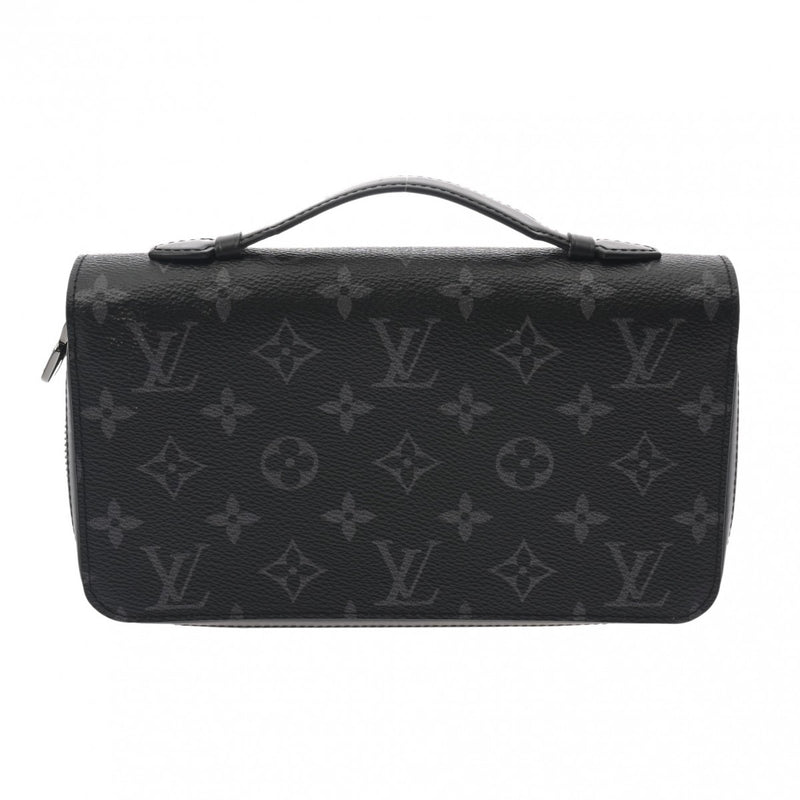 LOUIS VUITTON ルイヴィトン モノグラムエクリプス ジッピー XL トラベルケース 黒/グレー M61698 メンズ モノグラムキャンバス 長財布 Aランク 中古 銀蔵