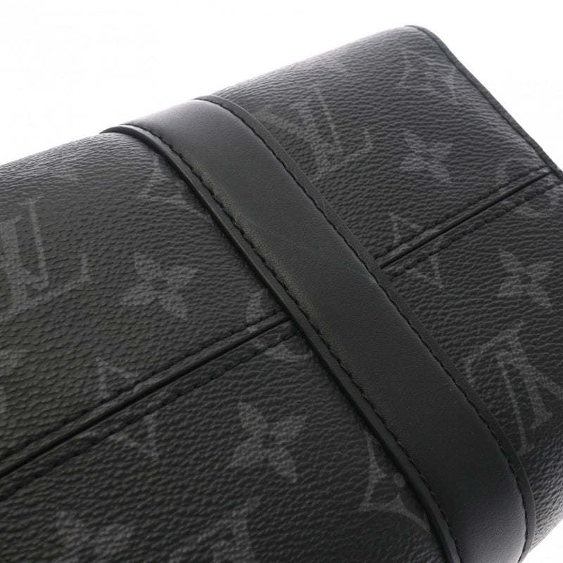 LOUIS VUITTON ルイヴィトン モノグラムエクリプス シティキーポル ブラック/グレー M45936 メンズ モノグラムキャンバス ショルダーバッグ Aランク 中古 銀蔵